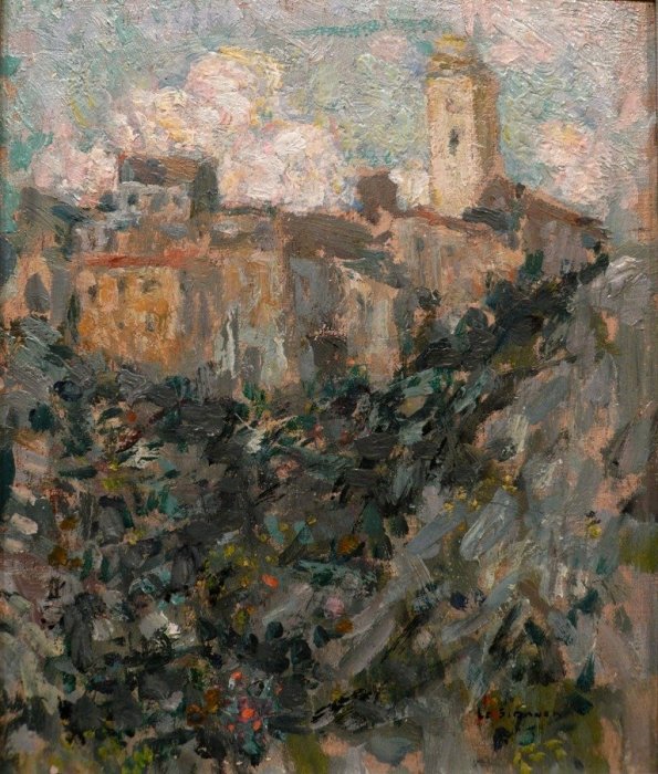 Henri Le Sidaner, Le village, Dolceacqua, 1911