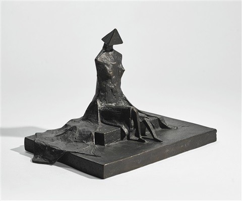 Lynn Chadwick, Sitting Woman in Robes II, 1987