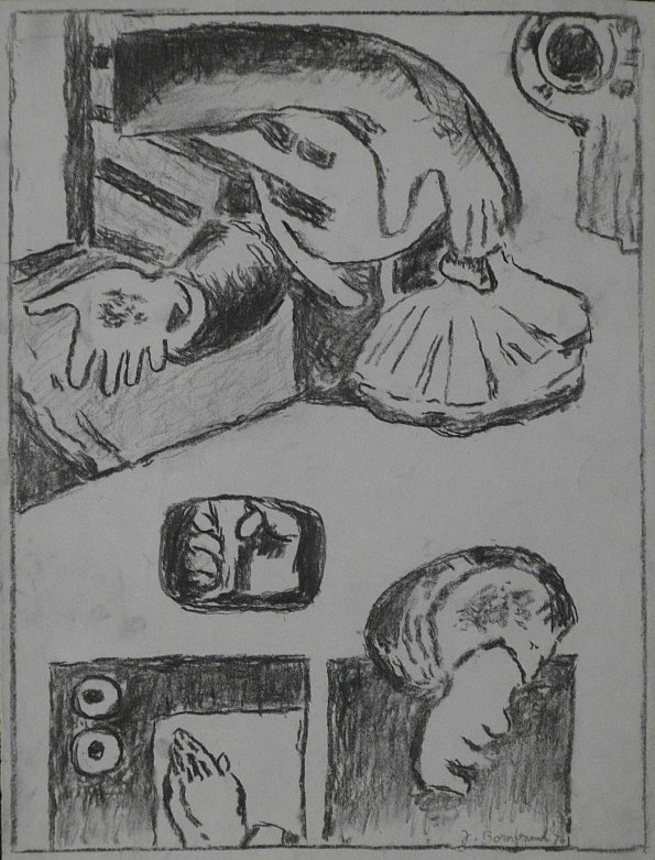 Jacob Bornfriend, Untitled (Hands), 1976