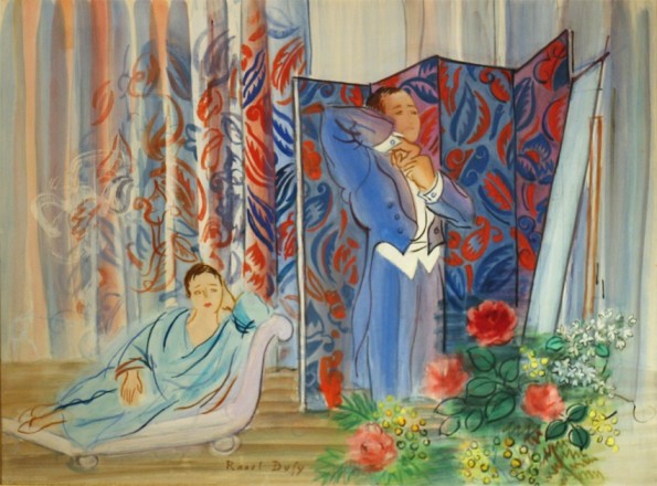 Raoul Dufy, Le Départ pour la soirée, 1936
