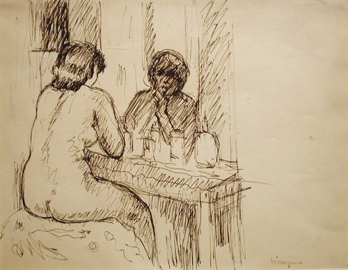 Henri Manguin, Le Modèle Monique, 1938