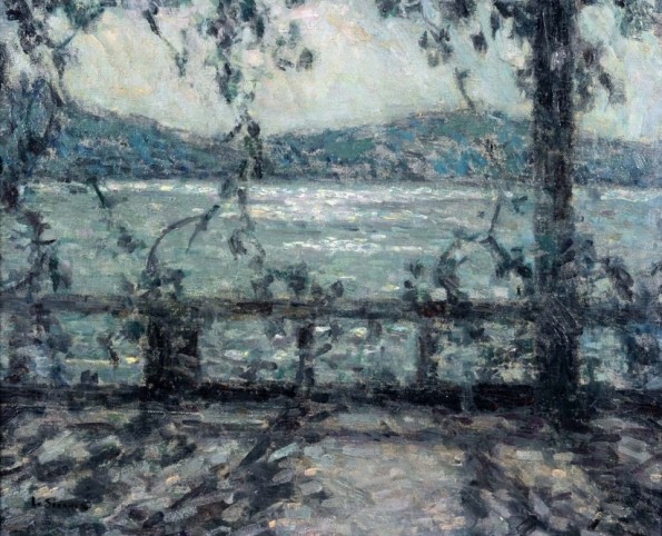 Henri Le Sidaner, Terrasse au clair de lune, Villefranche-sur-mer, c.1927-29