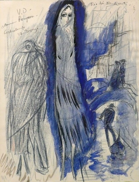 Kees van Dongen, Etude for 'Rio des Mendiant', 1921
