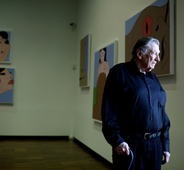 John Wesley at his retrospective exhibit at the Venice Biennale in 2009. Photographer: Todd Heisler/The New York Times