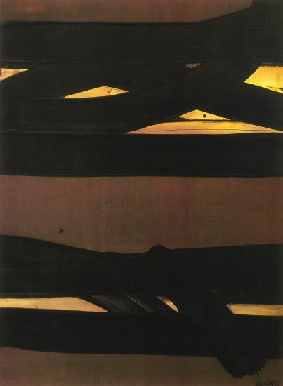 <span class="artist"><strong>Pierre Soulages</strong></span>, <span class="title"><em>Peinture 130 x 97 cm, 14 juin 1974</em>, 1974</span>