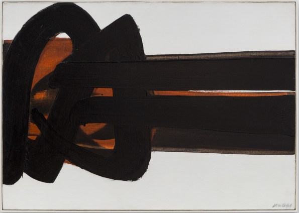 <span class="artist"><strong>Pierre Soulages</strong></span>, <span class="title"><em>Peinture 65 x 92 cm, 16 décembre 1971</em>, 1971</span>