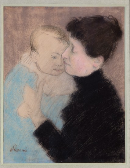 Jozsef Rippl-Ronai Mother and Child, 1891 pastel on cardboard 15 3/4 x 12 1/4 in 40 x 31 cm