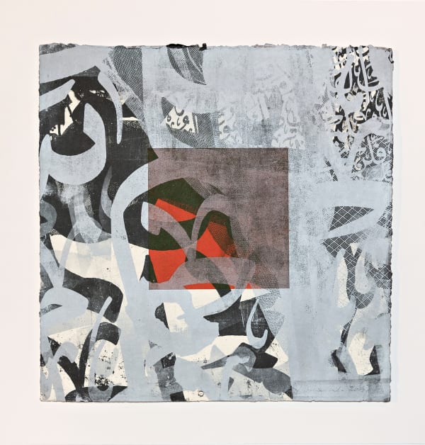 Jamal Abdul Rahim Calligraphy 2, 2013 Lithograph on paper 50 x 50 cm 5 of 5