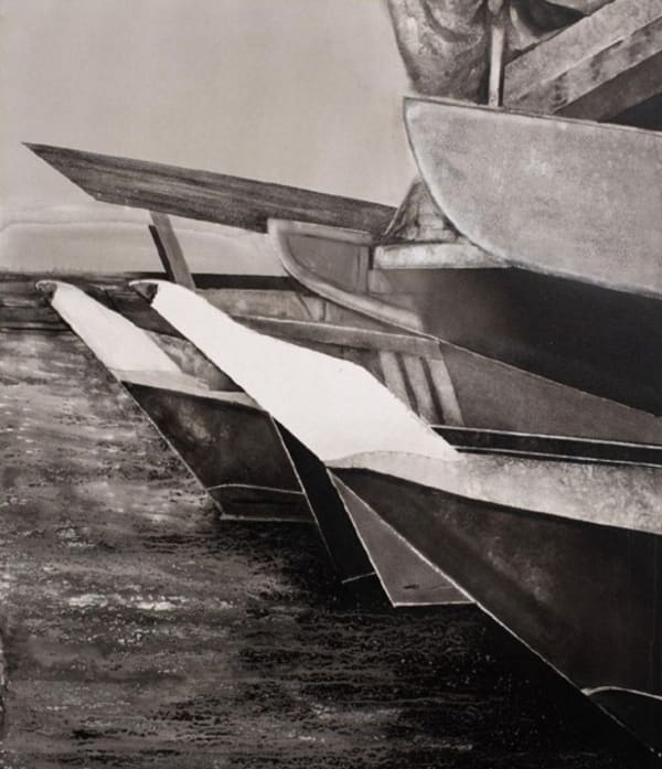 Ismail Al-Rifai Coastal Series 3, 2023 Acrylic on canvas 120 x 100 cm