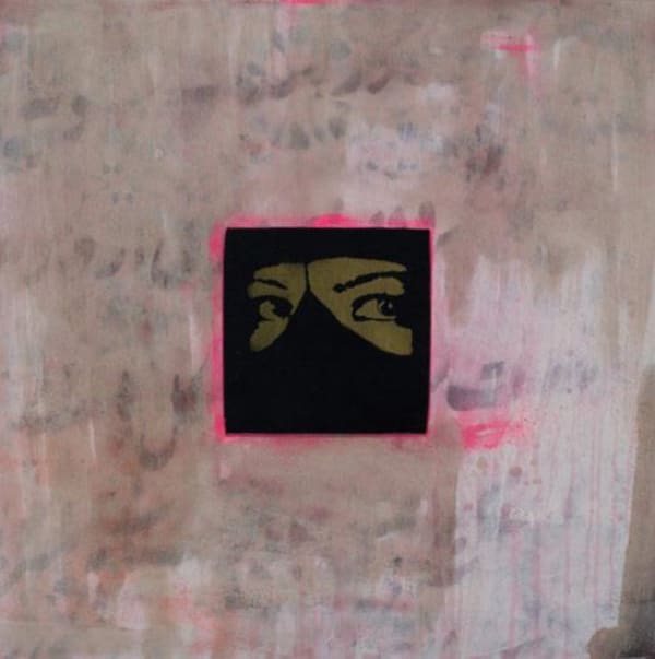 Ginou Choueiri Windows series 23, 2009 Acrylic/Spray paint on canvas 80 x 80 cm