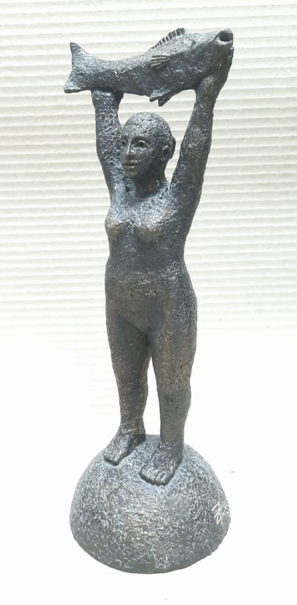 Zahed Taj Eddin Baraka, 2024 Bronze, Black/Brown Patina 32 x 10 cm 2 of 8