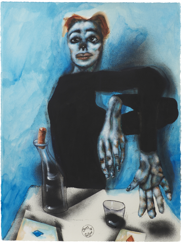 Chris Gollon, Study on Paper (II) for Gimme Some Wine