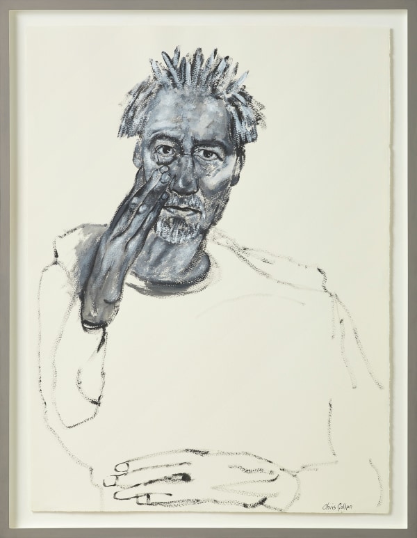 Chris Gollon, Self Portrait Sketch Age 60 on Paper No.6, 2013