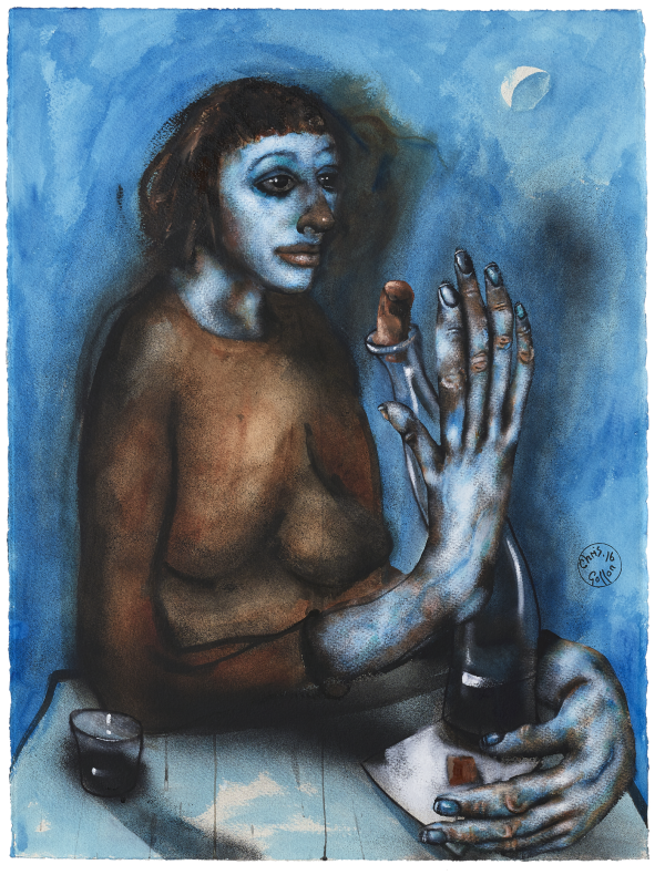 Chris Gollon, Study on Paper (V) for Gimme Some Wine