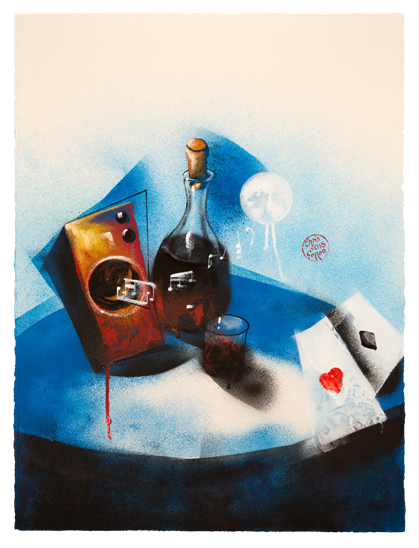 Chris Gollon, Last Radio Playing (II) (after Bob Dylan), 2015