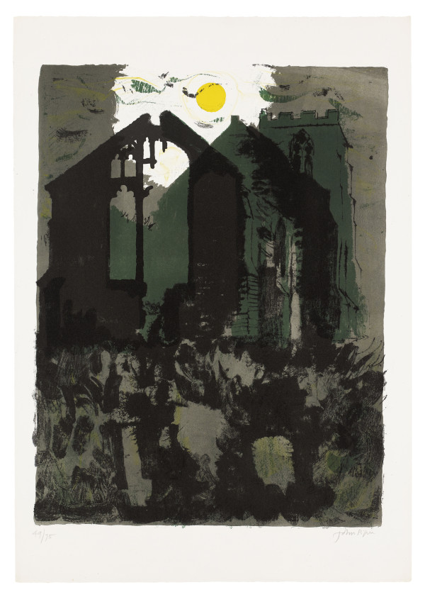 John Piper, Wiggenhall, St Peter, 1975