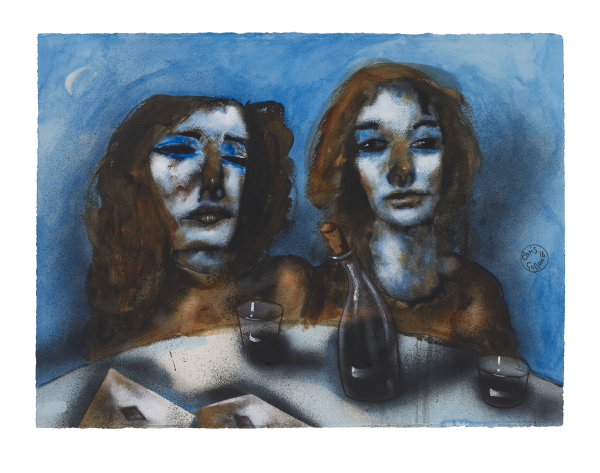 Chris Gollon, Study on Paper (VIII) for Gimme Some Wine , 2016