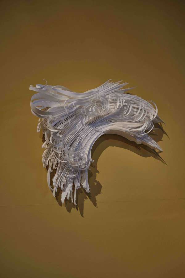 Angela Glajcar, 'Paperwall', 2025, 60 x 70 x 20 cm.