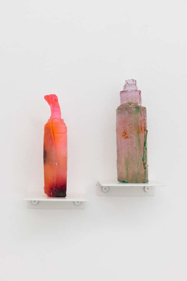 Julia Thompson, 'My past paradise', 2025, Soap, perfume (vodka, lipstick, bread, resin, eye shadow, dyes, glitter), dimensions variable. Courtesy of the artist and Brooke Benington. Photo: Rob Harris.