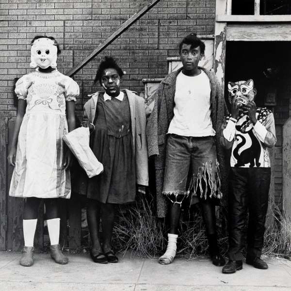 Joanne Leonard, 'Halloween, West Oakland, CA', 1967, Silver gelatin print, Paper size: 50.8 x 41 cm. Courtesy of the Artist and HackelBury Fine Art