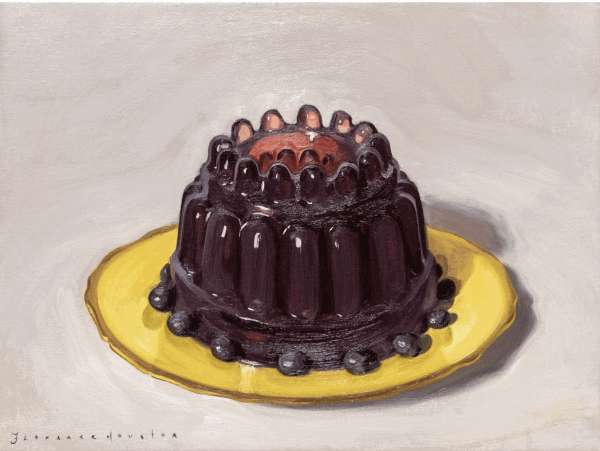 Florence Houston, 'Wackelberry', 2023, Oil on canvas, 30 x 40 cm. Courtesy of the Aritst and Lyndsey Ingram.