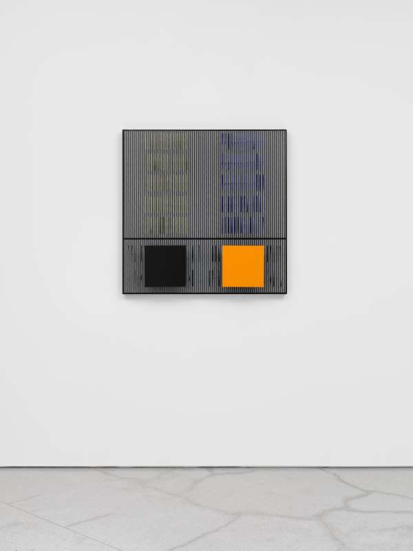 Jesús Rafael Soto, 'Carres, Tes Et Couleur', 2003, Painted wood and metal relief, 102 x 102 x 18 cm