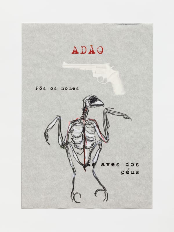 Rosana Paulino, Adão nomeando os animais, 2023