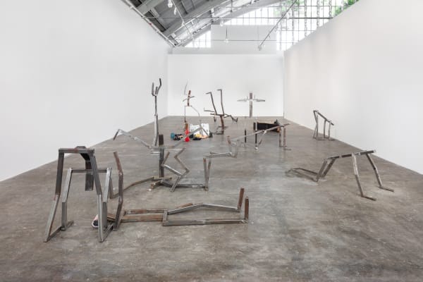 Adriano Costa, Burn, burning in flames, higher and higher, 2025
