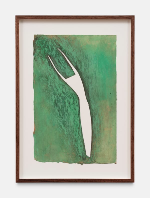 Mira Schor, Dancing Figure Stencil, 1981 – 1982
