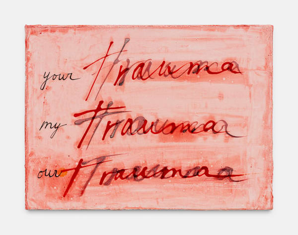 Mira Schor, Trauma 4, 2022