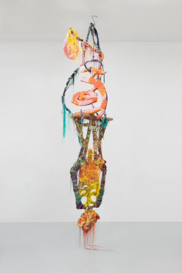 Julien Creuzet, last time and big evening and if we say goodbye to the trauma nightmare. one last time under the headlights on the big night, the big jump, we said see you tomorrow under other skies, in the air before contact with the sea, we loved each other. (dernière , 2023