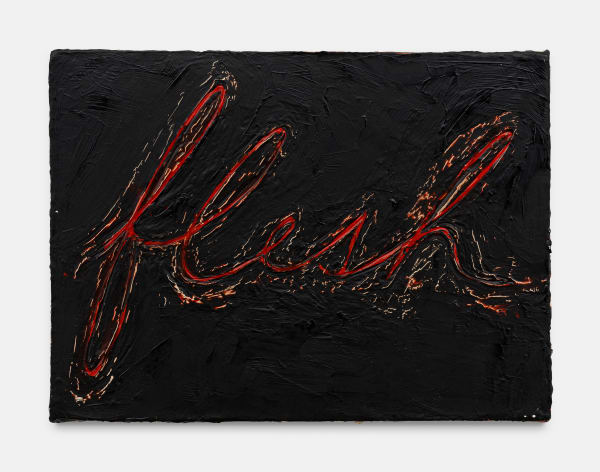 Mira Schor, Flesh, 2017