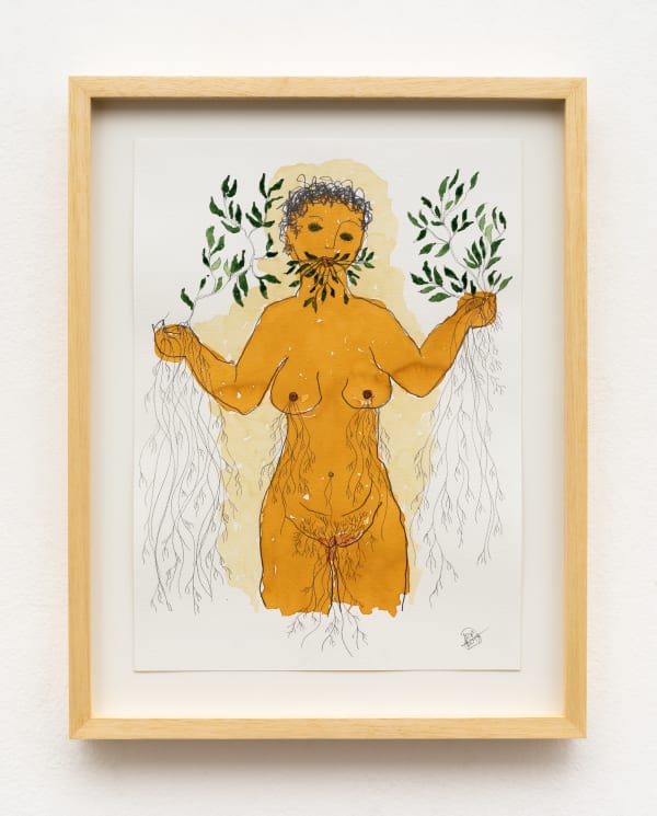 Rosana Paulino, from Senhora das Plantas series, 2019