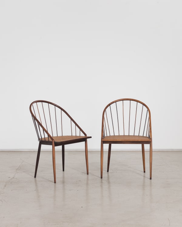 Joaquim Tenreiro, Curved Chair With Stick Back, 1960