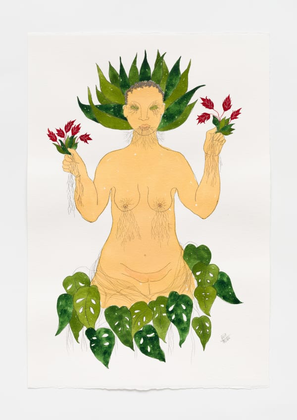 Rosana Paulino, Senhora das plantas, Espada de Iansã, 2022