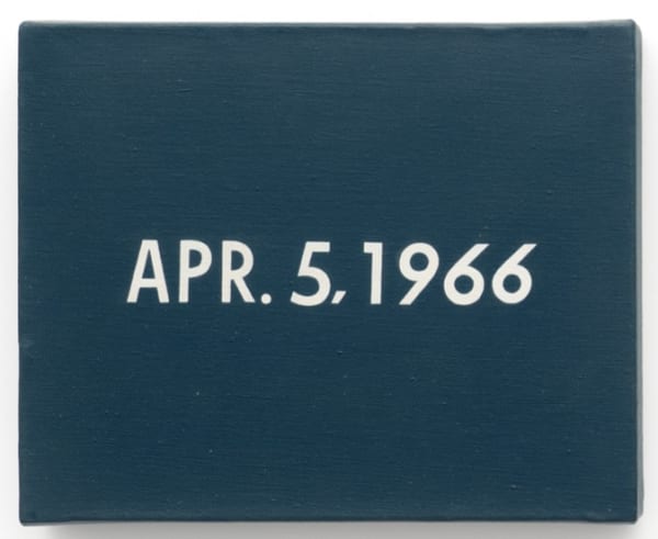 On Kawara, APR. 5, 1966, 1966