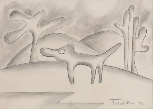 Tarsila do Amaral, Paisagem antropofágica, 1953