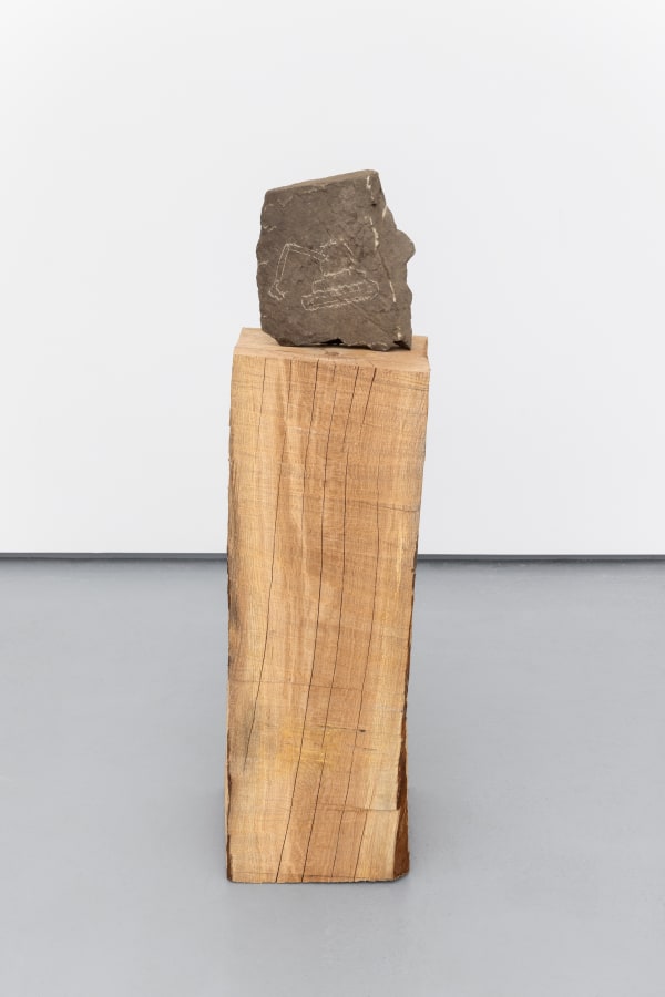 Paulo Nazareth, Retro - backhoe escavator , 2022