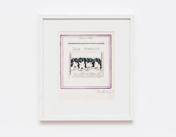 Anna Bella Geiger, Burocracia, 1975