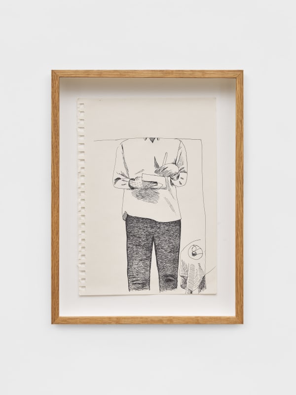 Kent O'Connor, Drawing in Mirror Study, 2023