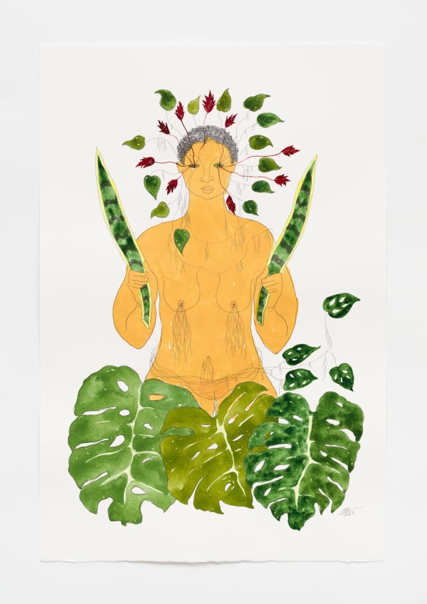 Rosana Paulino, Senhora das plantas, Espada de Iansã, 2022