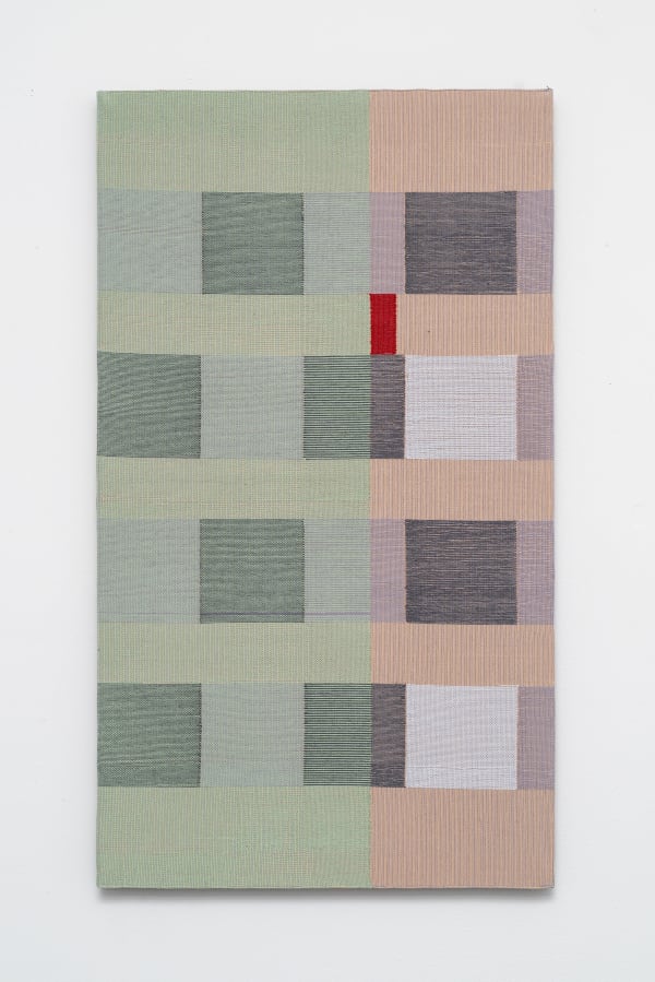 Miranda Fengyuan Zhang, Green on squares, 2022