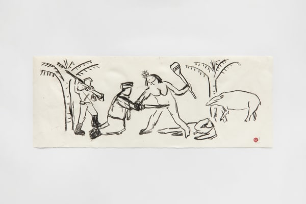 Paulo Nazareth, Tacape, 2025