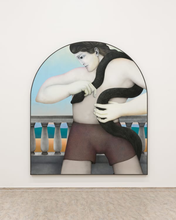 Vojtěch Kovařík, Young Hercules strangling the snakes, 2023