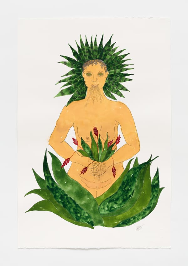 Rosana Paulino, Senhora das plantas, Espada de Iansã, 2022