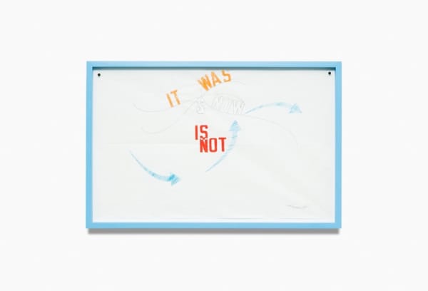 Lawrence Weiner, IS NOT, 2014