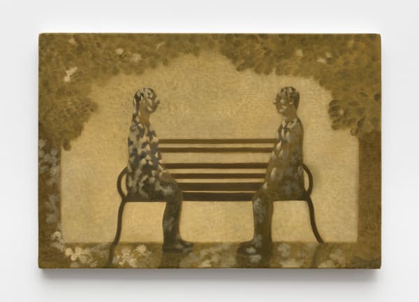 Paula Siebra, Amigos conversando numa praça | Friends talking in a park , 2024