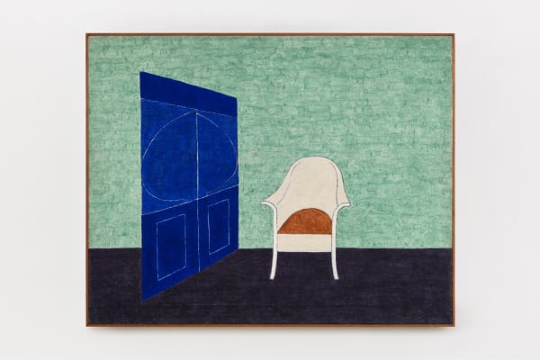 Eleonore Koch, Interior with white chair, 1977
