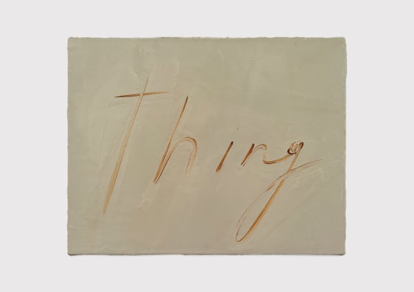Mira Schor, Thing, 2014