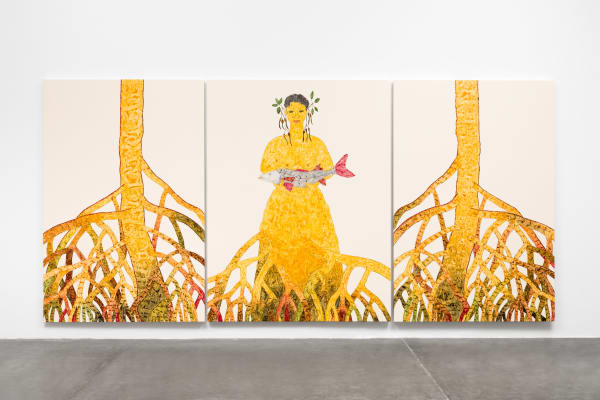 Rosana Paulino, Peixe, Da série mangue, 2023